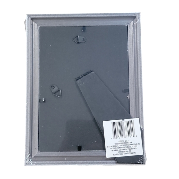 Special Moments 5X7 white photo frame wall mount or easel back. Glass panel - Picture 2 of 3